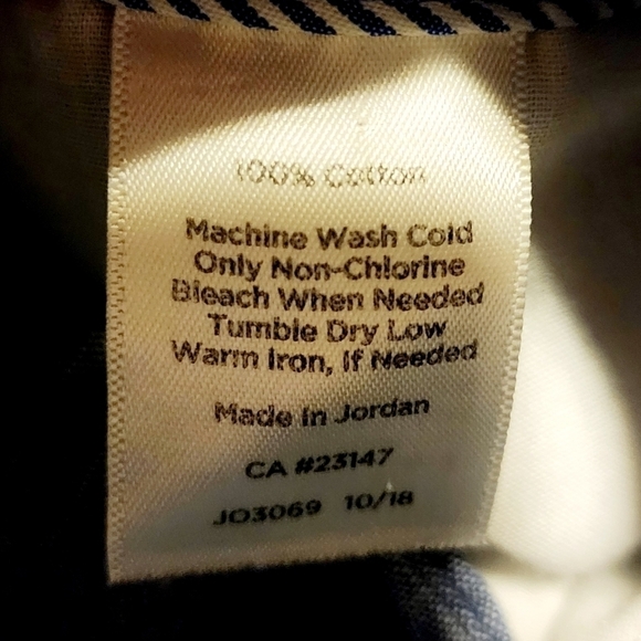 Talbot's Girlfriend Chino 100% Cotton Pants Women's 10 Light Blue Pockets EUC - Picture 15 of 15